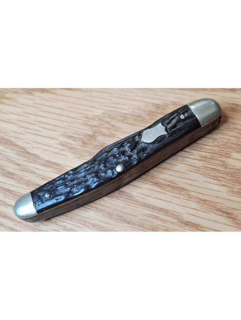Antique 1890s I*XL George Wostenholm 2-Blade Jack Knife - Tight Action Sheffield